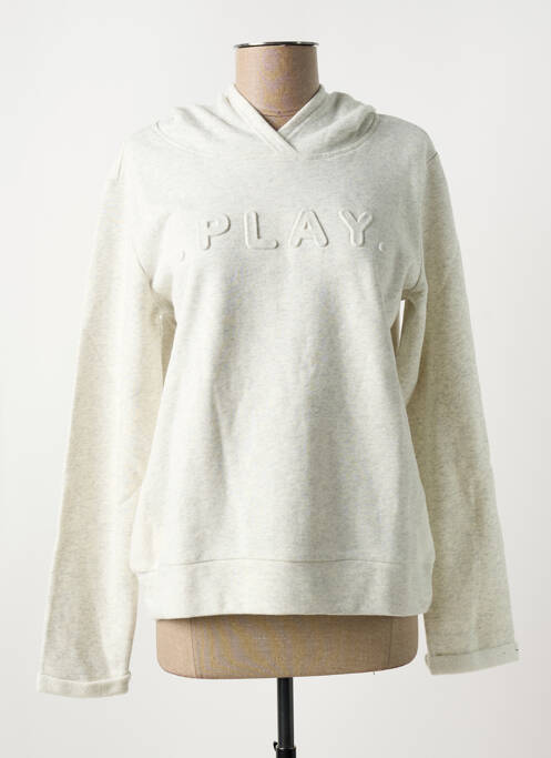 Sweat-shirt à capuche blanc ONLY PLAY pour femme