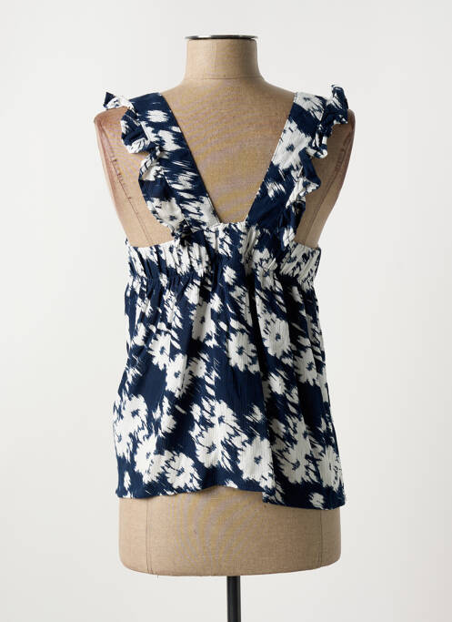 Débardeur bleu ICHI pour femme