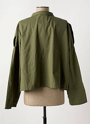 Blouson vert ICHI femme