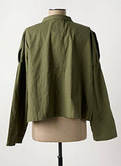 Blouson vert ICHI pour femme seconde vue