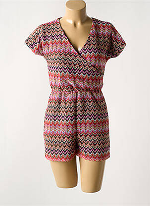 Combishort col v multicolore VERO MODA femme