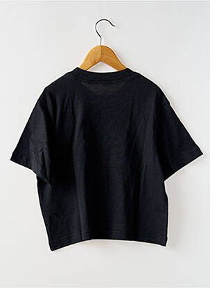 T-shirt col rond noir NIKE fille
