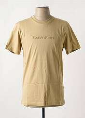 T-shirt beige CALVIN KLEIN pour homme seconde vue