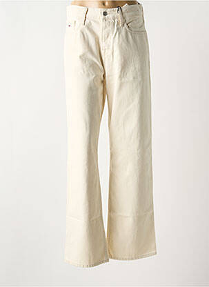Jeans coupe large beige TOMMY HILFIGER femme