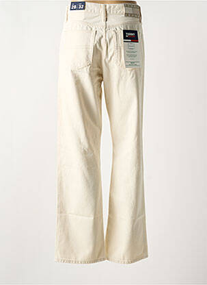 Jeans coupe large beige TOMMY HILFIGER femme