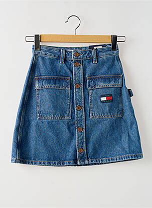 Mini-jupe bleu TOMMY HILFIGER femme