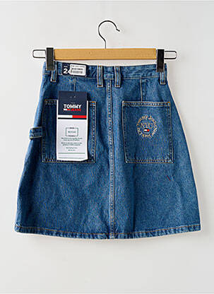 Mini-jupe bleu TOMMY HILFIGER femme