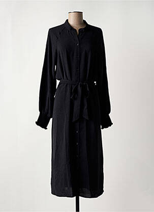 Robe courte col rond noir VERO MODA femme