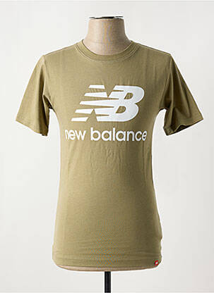T-shirt col rond vert NEW BALANCE homme
