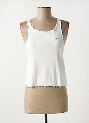 Débardeur blanc TOMMY HILFIGER femme