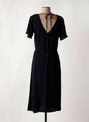 Robe mi-longue noir VERO MODA pour femme seconde vue