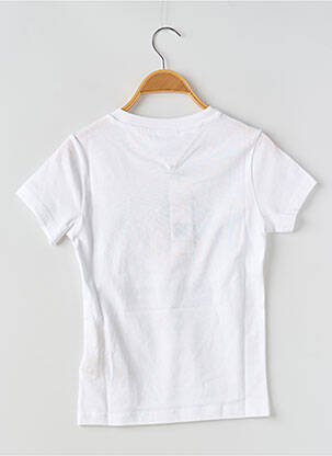 T-shirt col rond blanc TOMMY HILFIGER femme