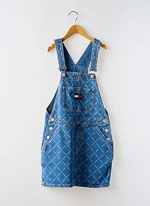 Salopette col carré bleu TOMMY HILFIGER femme