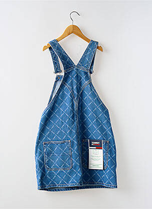 Salopette col carré bleu TOMMY HILFIGER femme