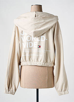 Veste casual col rond beige TOMMY HILFIGER femme