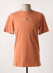 T-shirt orange TOMMY HILFIGER pour homme seconde vue