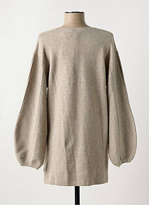 Pull col v beige ICHI femme