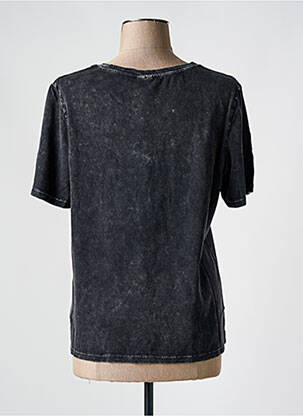 T-shirt col rond noir VERO MODA femme