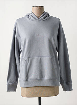 Sweat-shirt à capuche col rond bleu NEW BALANCE femme