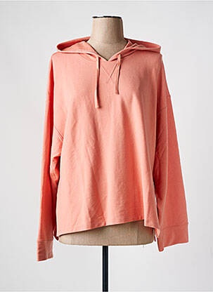 Sweat-shirt à capuche col rond rose NIKE femme