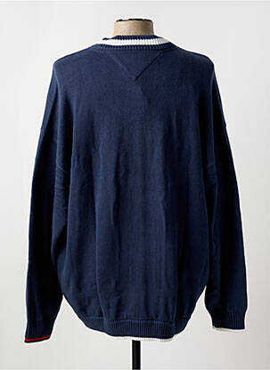 Gilet manches longues bleu TOMMY HILFIGER homme