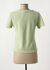T-shirt vert VERO MODA pour femme seconde vue