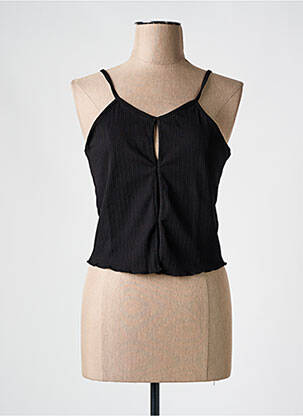Débardeur col v beige NA-KD femme