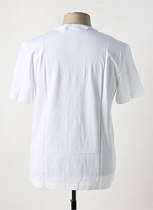 T-shirt col rond blanc CALVIN KLEIN homme