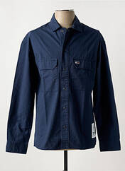 Chemise manches longues bleu TOMMY HILFIGER pour homme seconde vue