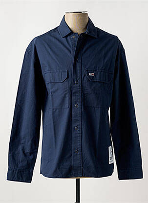Chemise manches longues bleu TOMMY HILFIGER pour homme