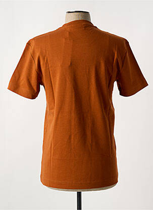 T-shirt col rond marron CALVIN KLEIN homme