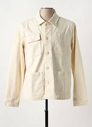 Veste casual col col montant beige CASUAL FRIDAY homme