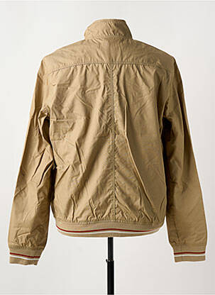 Blouson col col montant beige SCHOTT homme