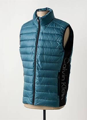 Doudoune col col montant bleu CALVIN KLEIN homme