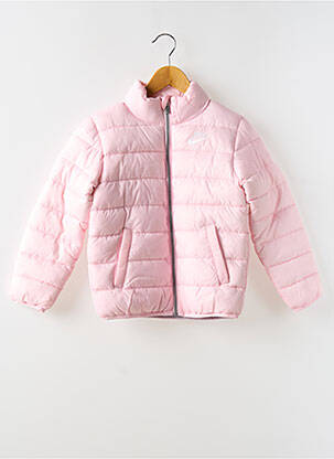 Doudoune col col montant rose NIKE fille