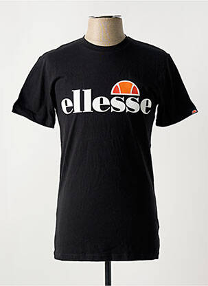 T-shirt col rond noir ELLESSE homme