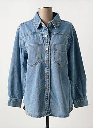 Chemisier bleu F.A.M. pour femme