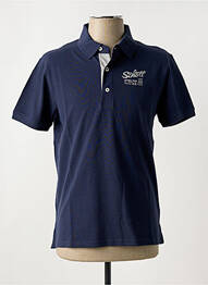 Polo bleu SCHOTT homme