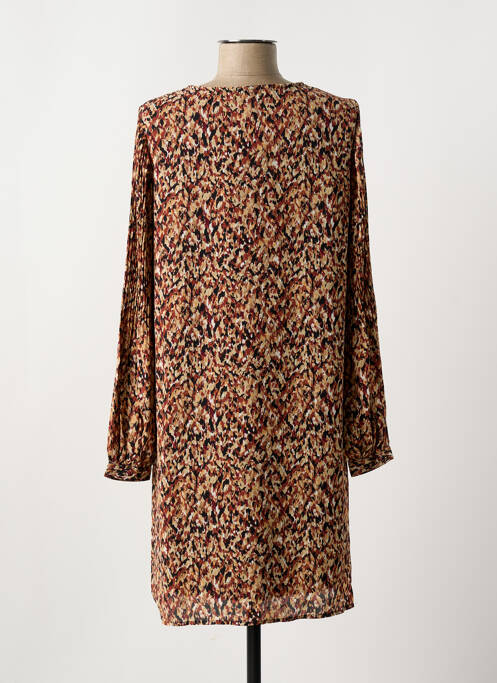 Robe courte marron VERO MODA pour femme