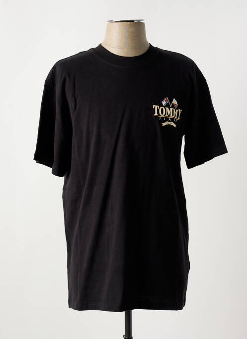 T-shirt noir TOMMY HILFIGER pour homme