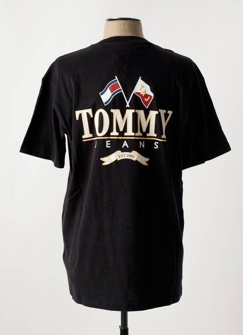 T-shirt noir TOMMY HILFIGER pour homme