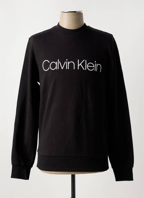 Sweat-shirt noir CALVIN KLEIN pour homme