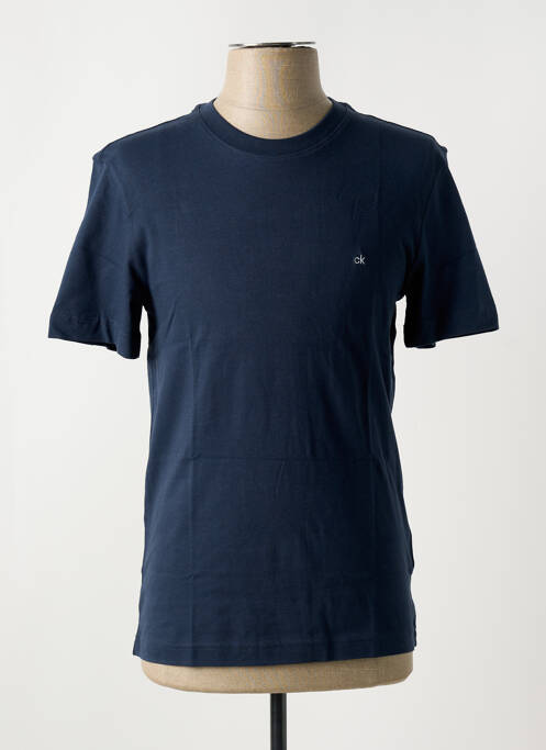 T-shirt bleu CALVIN KLEIN pour homme