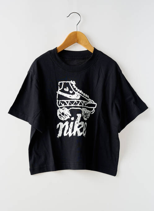 T-shirt noir NIKE pour fille