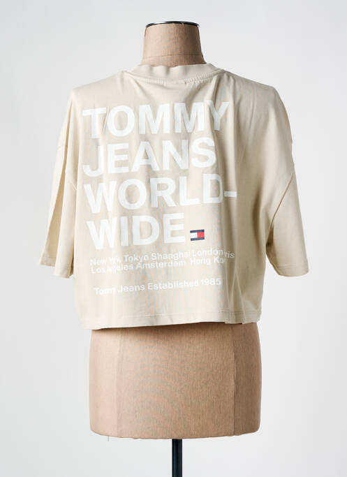 T-shirt beige TOMMY HILFIGER pour femme