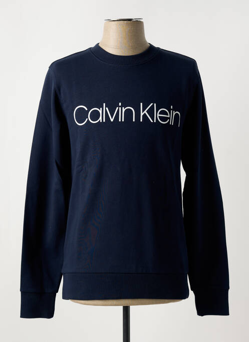 Sweat-shirt bleu CALVIN KLEIN pour homme