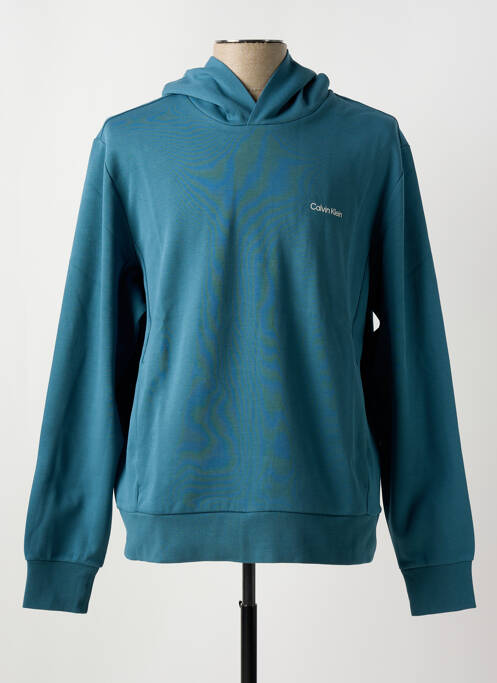 Sweat-shirt à capuche bleu CALVIN KLEIN pour homme
