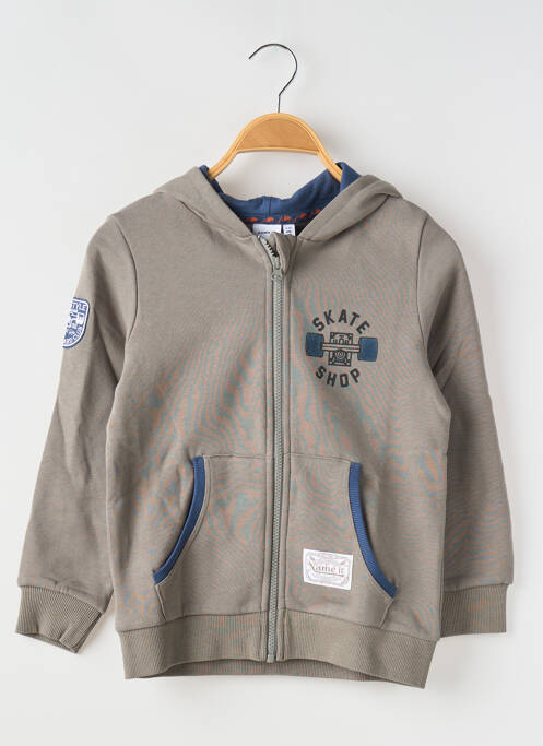 Veste casual gris NAME IT pour garçon