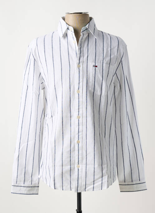 Chemise manches longues bleu TOMMY HILFIGER pour homme