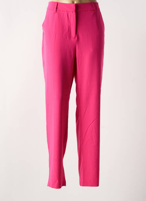 Pantalon droit rose VERO MODA pour femme
